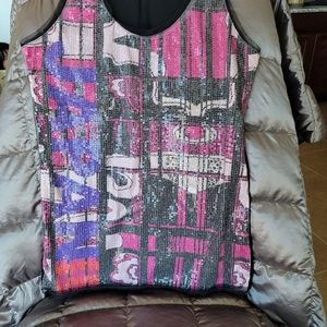 Custo Barcelona sequined tank top
